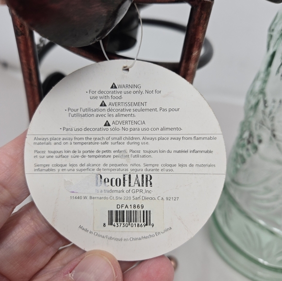 Deco Flair Cute Dog Patina Copper Wine Holder 13x6x4 (with a bottle) Flop Ears - Picture 8 of 13